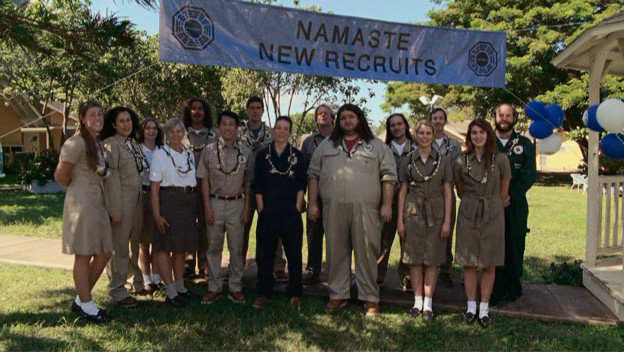 foto del equipo Dharma año 1977